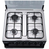 Cocina Enxuta a Gas con Grill 4 Hornallas