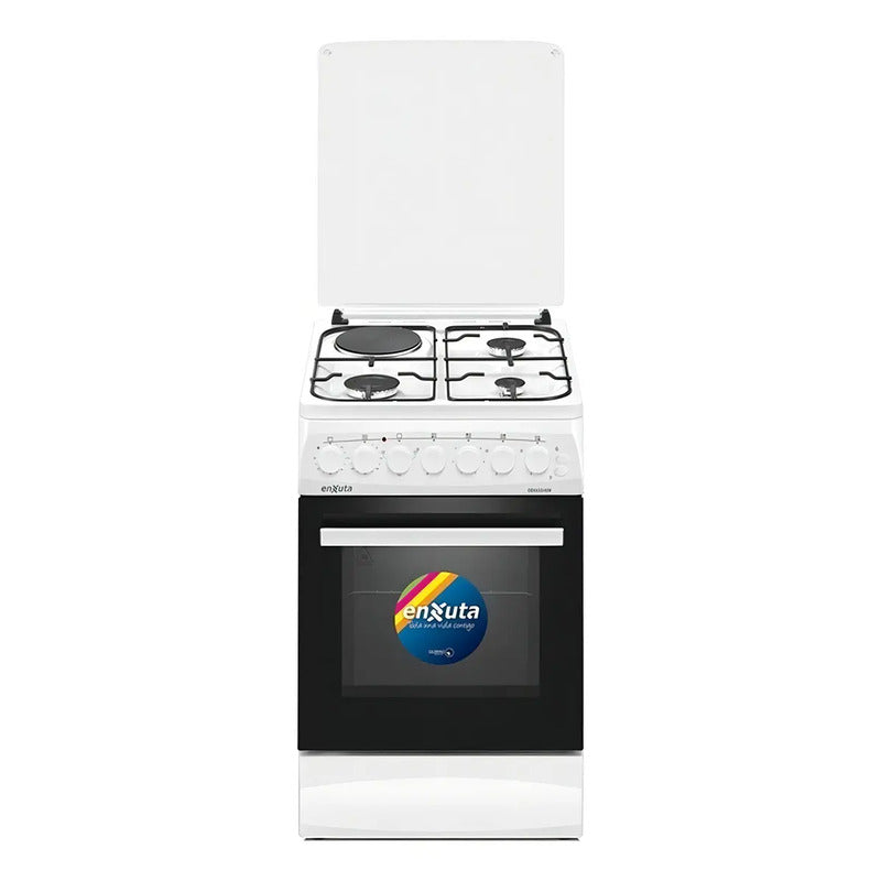 Cocina Enxuta Combinada 3 Hornallas + 1 Disco