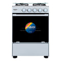 Cocina A Gas 4 Hornallas Enxuta Cenx9604w Grill Mesada Inox Color Blanco
