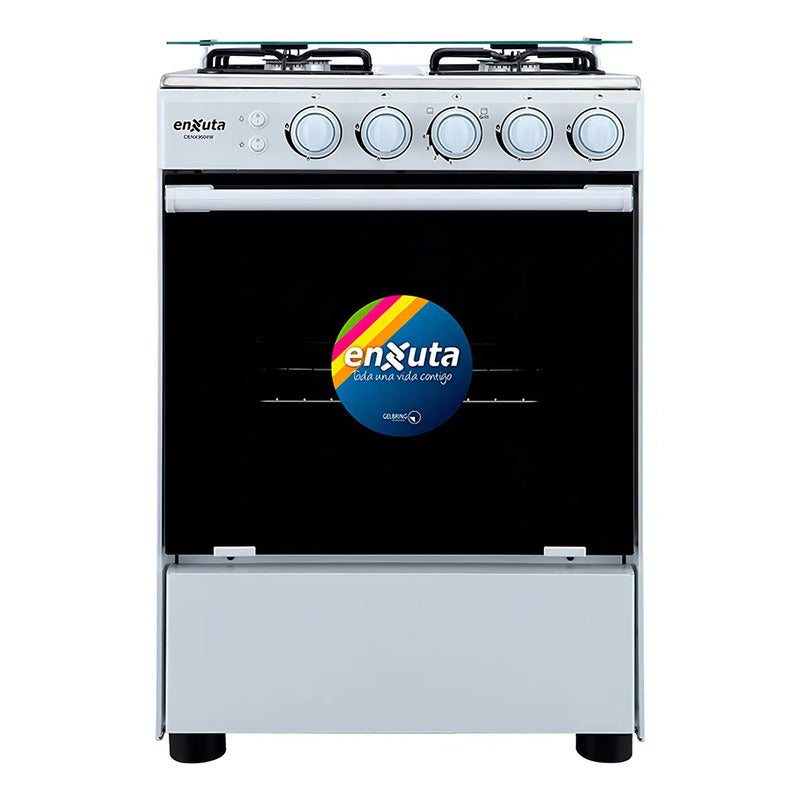Cocina Enxuta a Gas con Grill 4 Hornallas