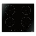 Anafe Inducción Eléctrico Enxuta Aienx960 Empotrable 4 Hornallas Negro