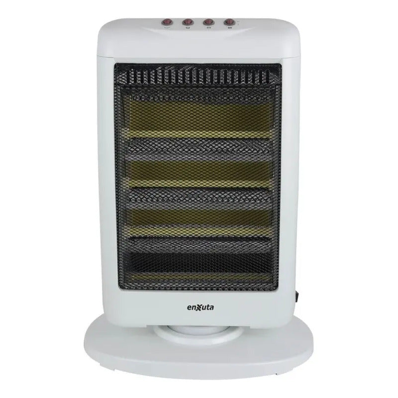 Calefactor Halógeno Enxuta Chenx912 Oscilante 1200w Blanco