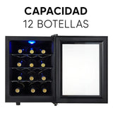 Enfriador de Vino Enxuta Termoeléctrico 12 Botellas