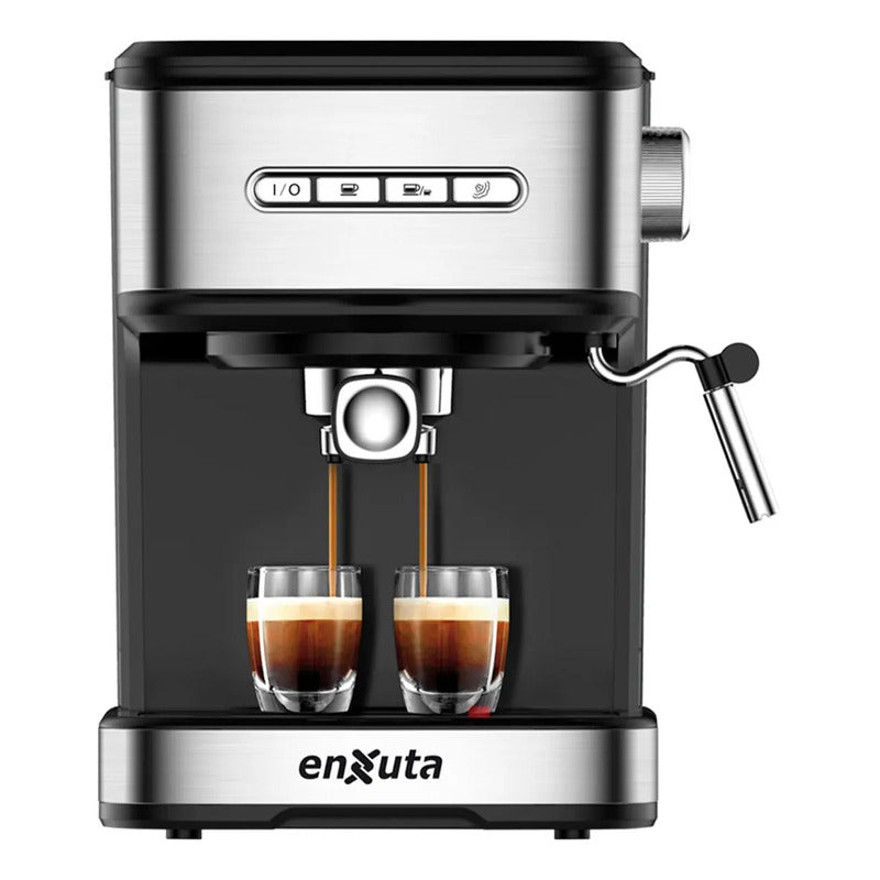 Cafetera Espresso y Cápsulas Enxuta 20 bar 1,5 L