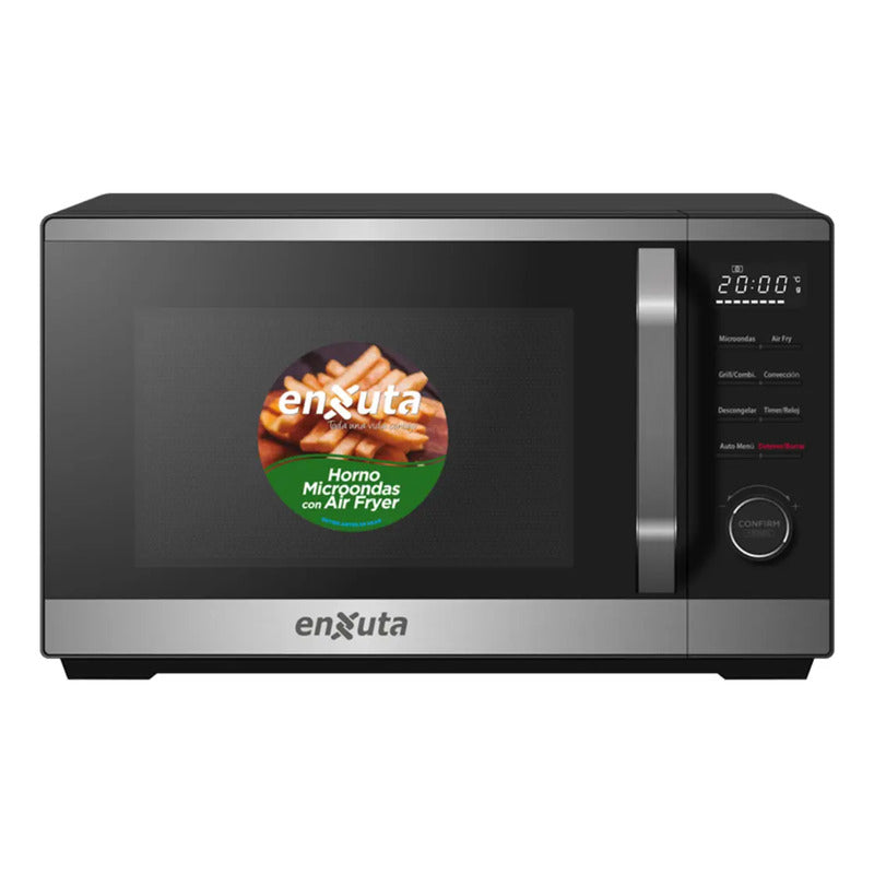 Microondas Freidora Sin Aceite Con Grill 23l Enxuta Moenxaf923n Negro