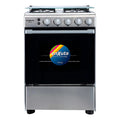 Cocina A Gas 4 Hornallas Enxuta Cenx9604i Inox Grill Superio Color Gris
