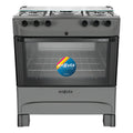 Cocina Supergas 5 Hornallas Titanio Con Termocupla Enxuta Gris