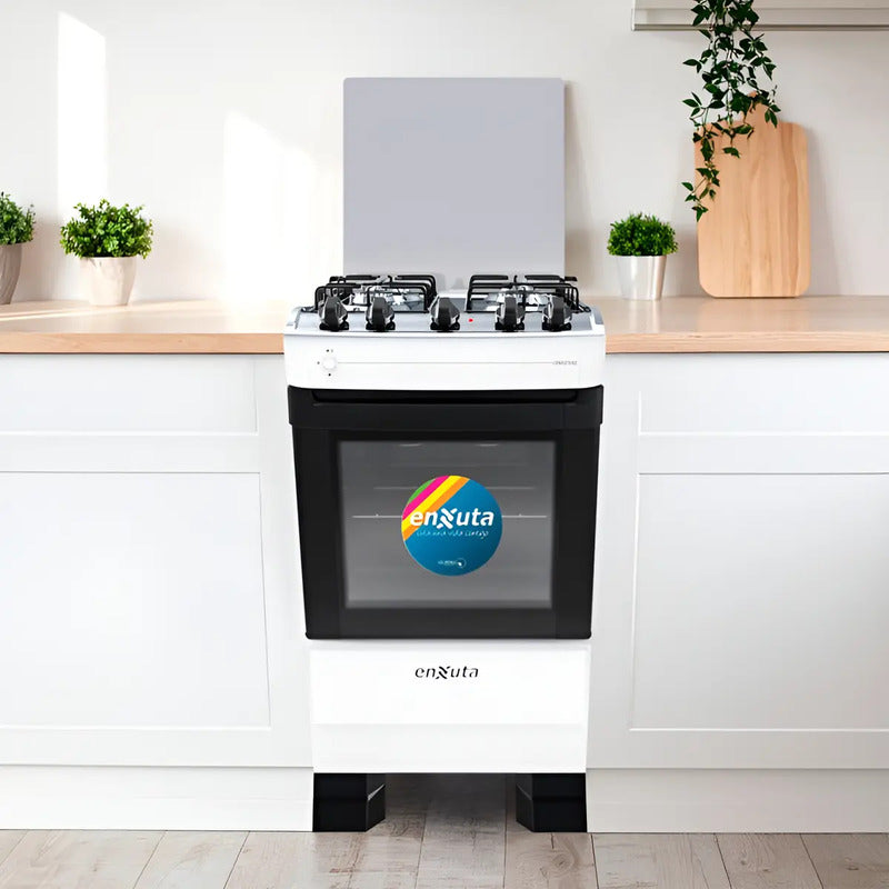 Cocina Enxuta a Gas con Grill 4 Hornallas