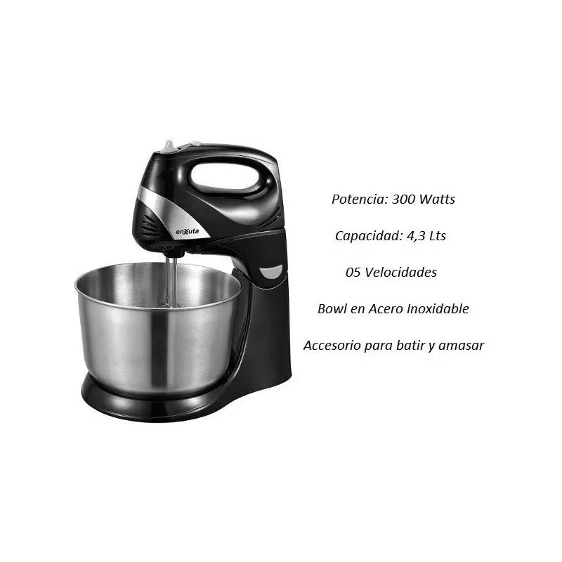 Batidora de Pie Enxuta 4,3 L