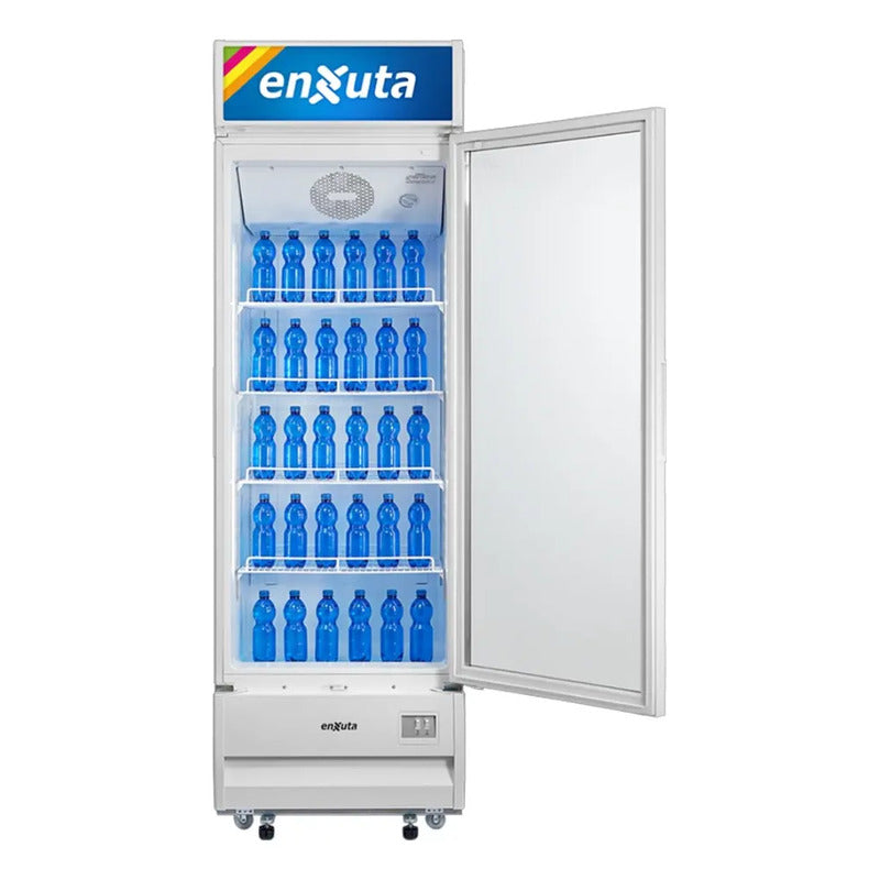 Heladera Vitrina Expositor Vertical Enxuta Venx9415 416 Lt B Blanco