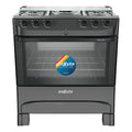 Cocina Supergas 5 Hornallas Negra Con Termocupla Enxuta Cenx27250ng Negro