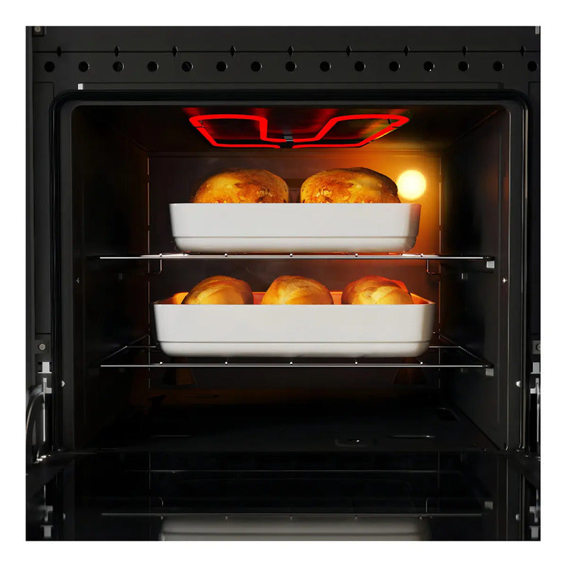 Cocina Enxuta a Gas con Grill 4 Hornallas