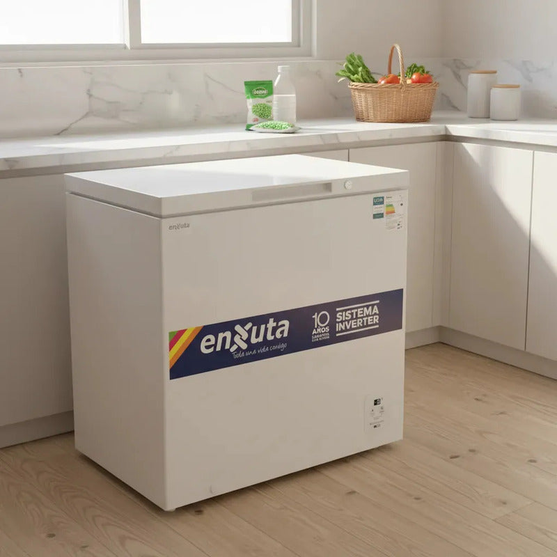 Freezer Horizontal Enxuta Inverter Función Dual 250 L