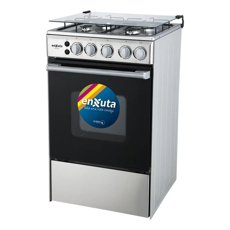 Cocina Enxuta a Gas con Encendido Electrónico 4 Hornallas