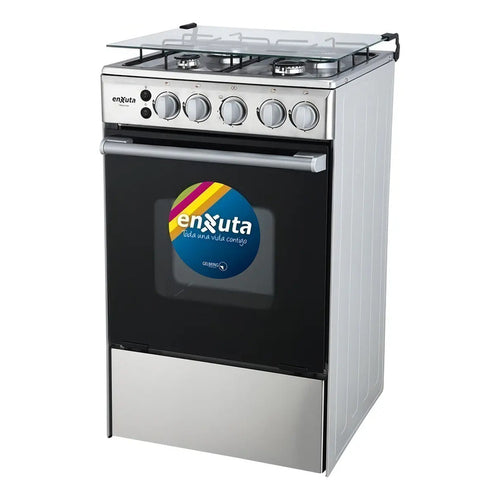Cocina Enxuta a Gas con Encendido Electrónico 4 Hornallas