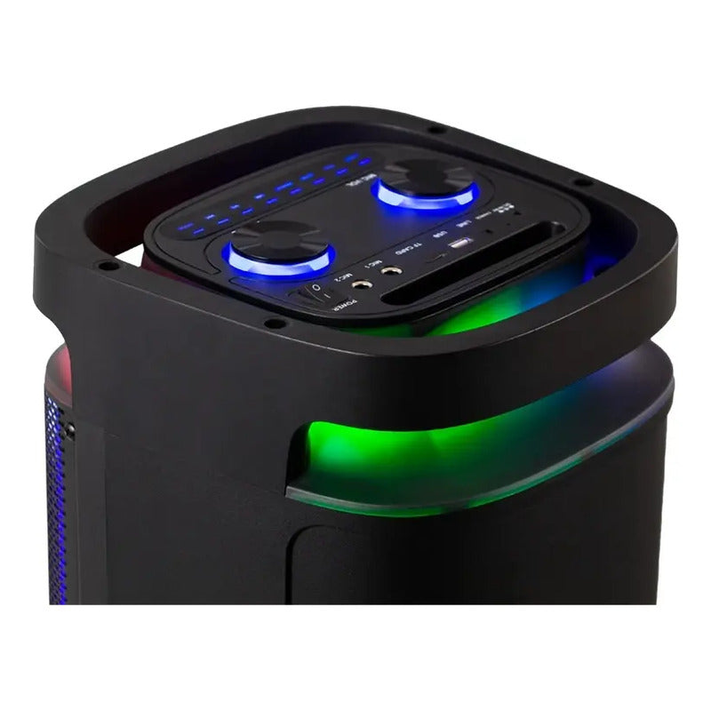 Party Box Portátil 6.5? X2 ? Bluetooth, 400 Watts ? Pbenx29 Negro