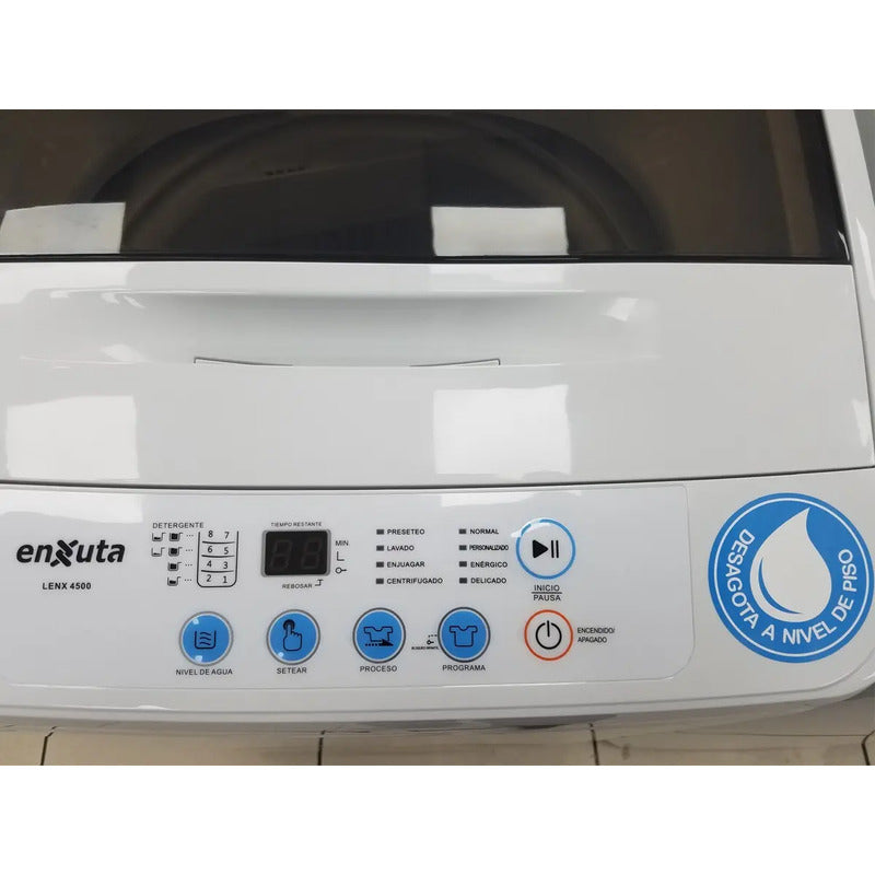 Lavarropas Enxuta Lenx4500 Automático Carga Superior 5kg Blanco