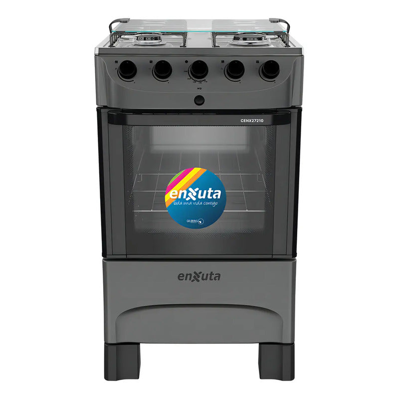 Cocina Enxuta a Gas con Encendido Electrónico 4 Hornallas