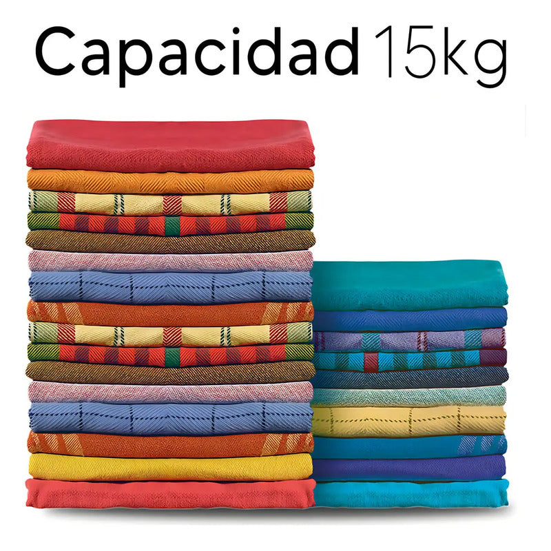 Lavarropa Automático Enxuta Lenx01550 Carga Superior 15 Kg Blanco