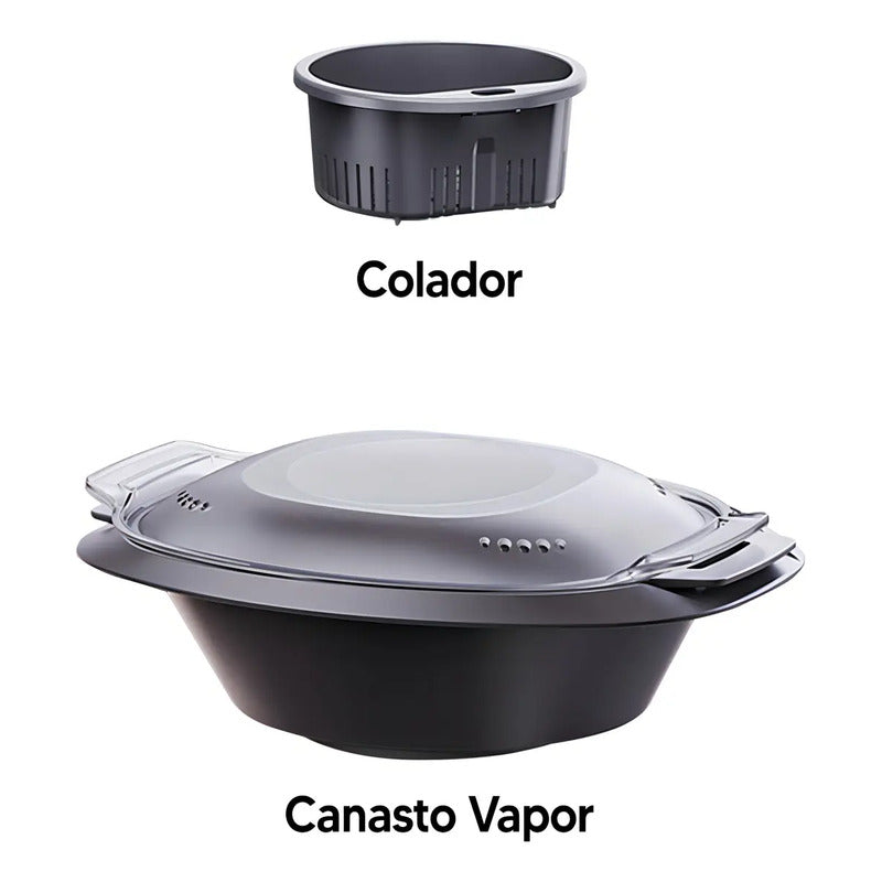 Robot De Cocina Enxuta Smart 3l Digital 18 Programas Albion Color Plateado