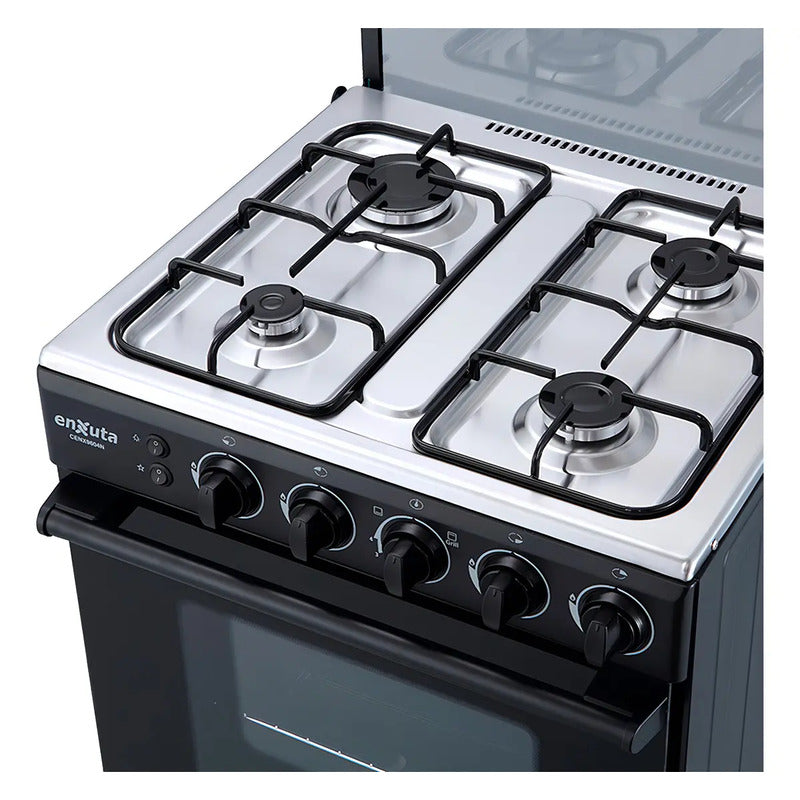 Cocina Enxuta a Gas con Grill 4 Hornallas