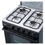 Cocina Enxuta a Gas con Grill 4 Hornallas
