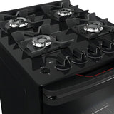 Cocina Enxuta a Gas con Grill 4 Hornallas