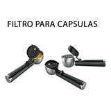 Cafetera Espresso y Cápsulas Enxuta 20 bar 1,5 L