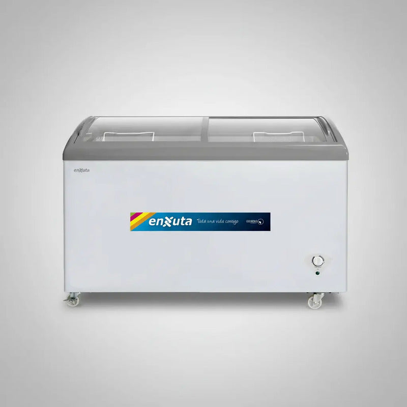 Vitrina Comercial Enxuta Horizontal 254 Litros Blanco