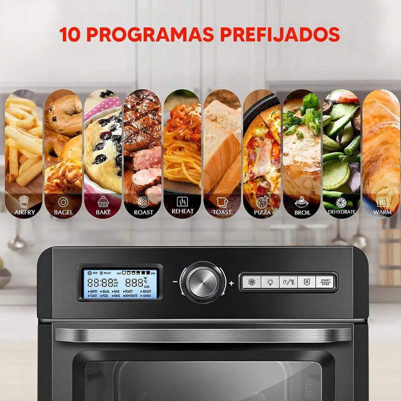 Horno De Mesa Eléctrico Enxuta Henxmf01 18l Negro