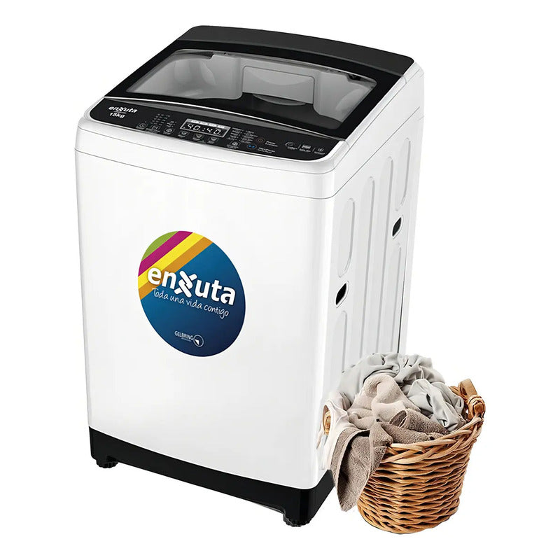 Lavarropa Automático Enxuta Lenx01550 Carga Superior 15 Kg Blanco