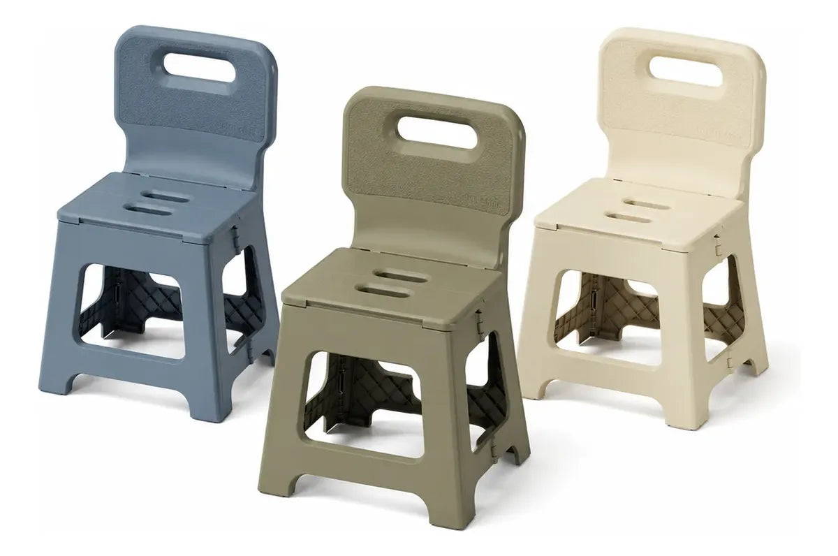 Banco Silla Plegable de Plástico con Respaldo Linova