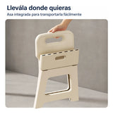 Banco Silla Plegable de Plástico con Respaldo Linova
