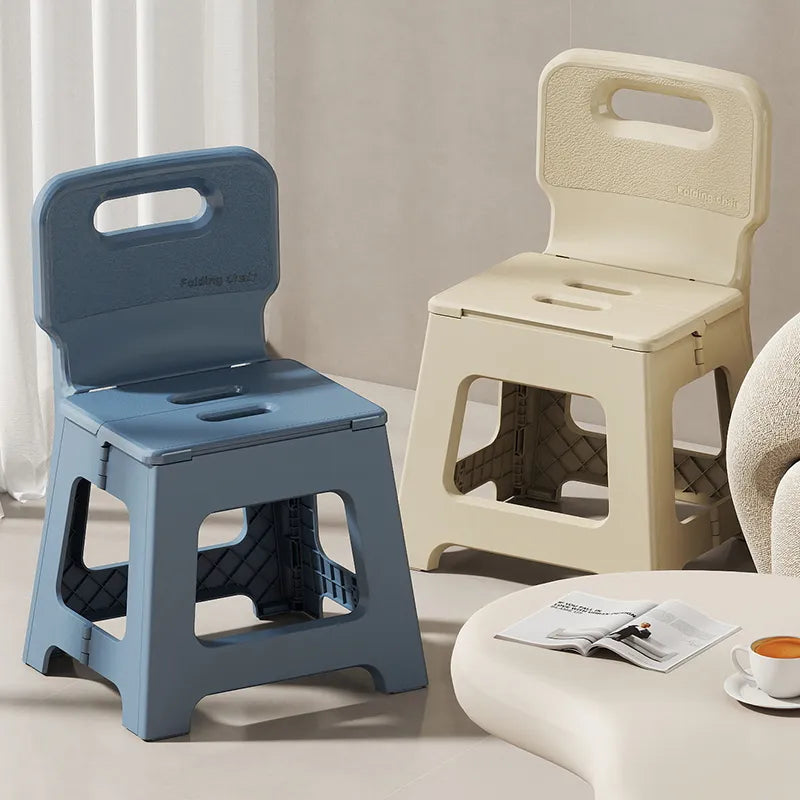 Banco Silla Plegable de Plástico con Respaldo Linova