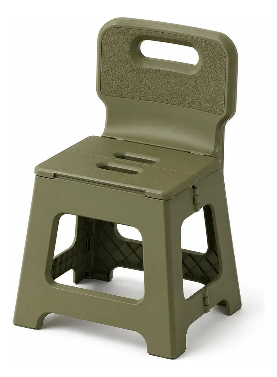 Banco Silla Plegable de Plástico con Respaldo Linova
