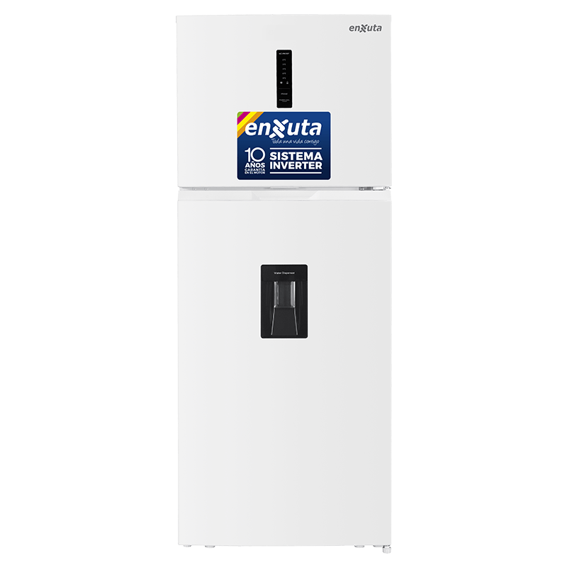 Heladera Enxuta No Frost Inverter 420 L con Dispensador Blanca
