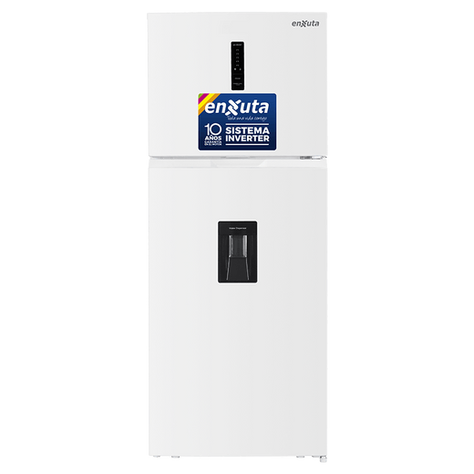 Heladera Enxuta No Frost Inverter 420 L con Dispensador Blanca